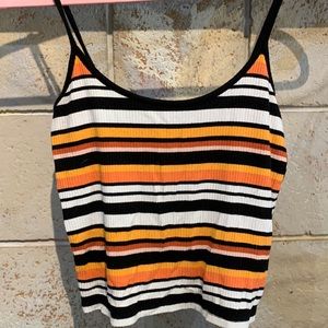 Multicolor striped Forever 21 tank. Size S.